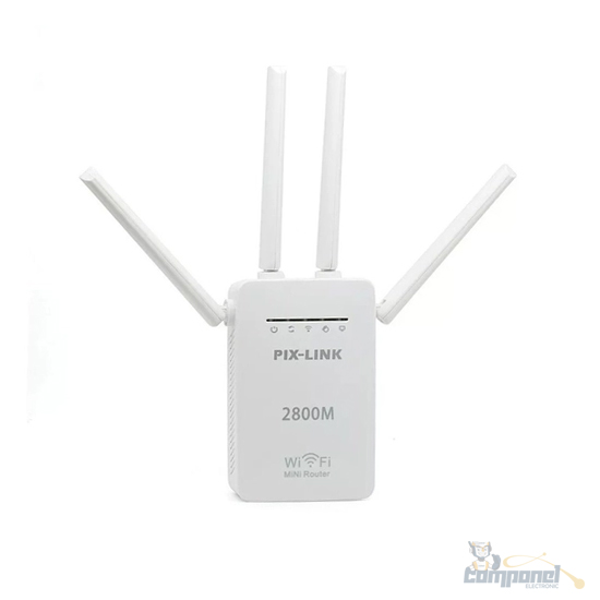 Repetidor Roteador Wifi 4 Antenas Pixlink 